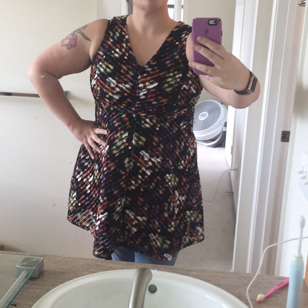 Multi color cocktail dress